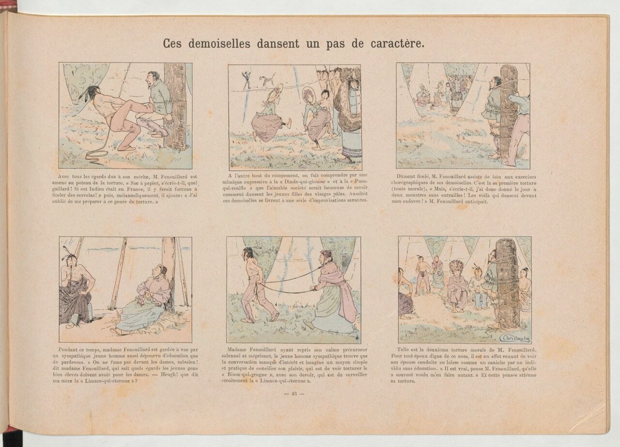 Gia đình Fenouillard, Ở xứ người Sioux, trang 4