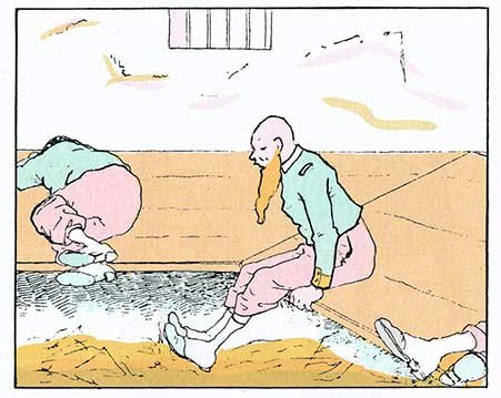 Những trò tếu của sapeur Camember, Camember tự làm mọc tóc, trang 2
