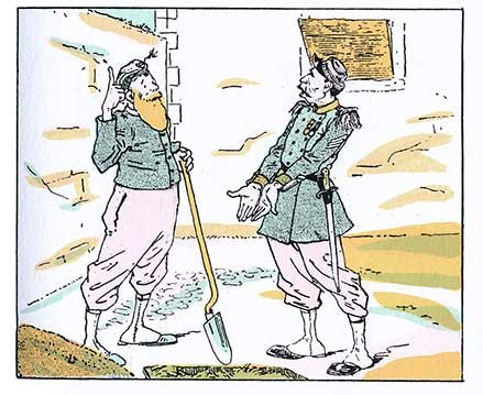 Những trò tếu của sapeur Camember, Không ai nghĩ được hết mọi chuyện, trang 4