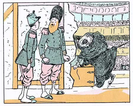Những trò tếu của sapeur Camember, Camember lên sân khấu (lần ra mắt thứ nhất), trang 2