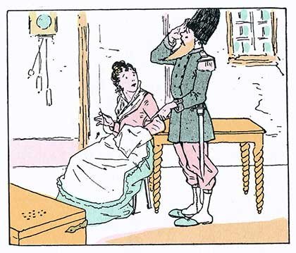 Những trò tếu của sapeur Camember, Camember lên sân khấu (lần ra mắt thứ nhất), trang 3