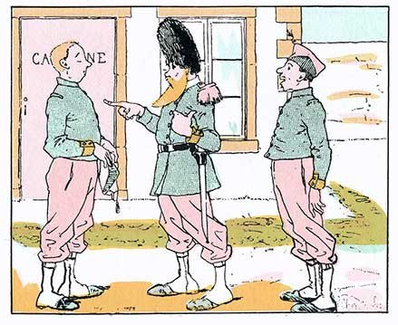 Những trò tếu của sapeur Camember, Camember–Salomon, người hoà giải, trang 6