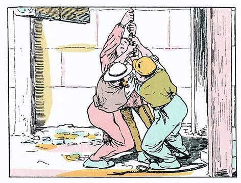 Những trò tếu của sapeur Camember, Camember cố ra sức giúp ích, trang 3