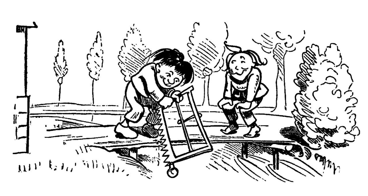 Max và Moritz, Trò nghịch thứ ba: thợ may Böck và cây cầu, trang 3