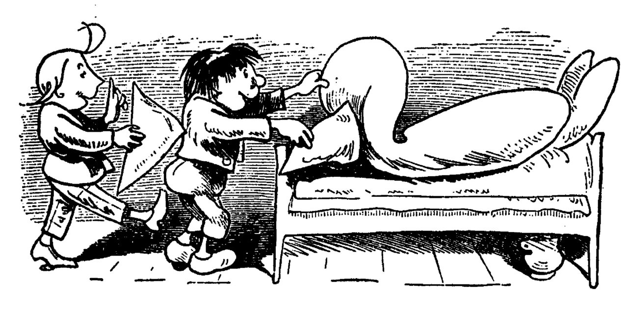 Max và Moritz, Trò nghịch thứ năm: chú Fritz và lũ bọ hung, trang 4